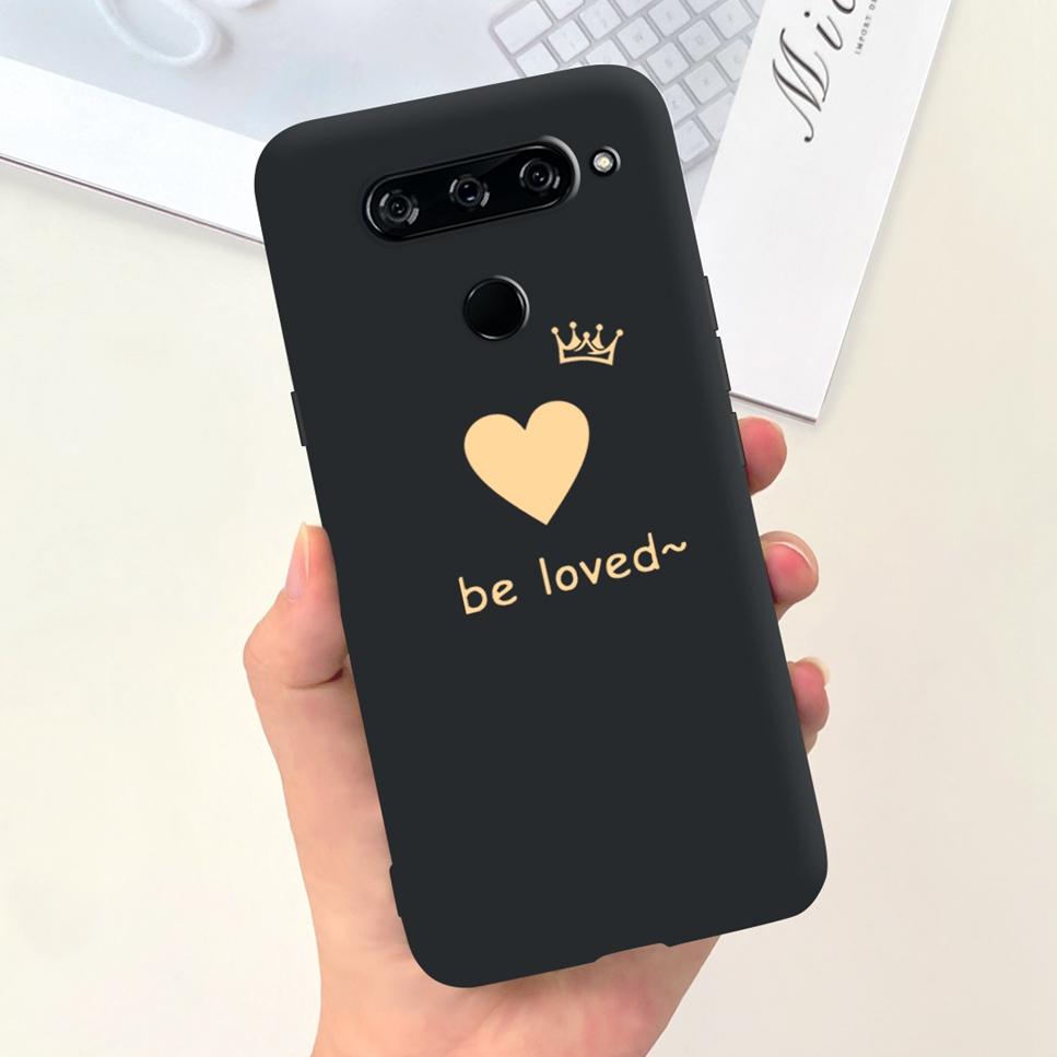 Case For LG V40 ThinQ Cartoon Astronaut Dinosaur Soft Silicon Black Cover For LG V50 V50S ThinQ 5G LG V30 2017 Bumper Phone Case