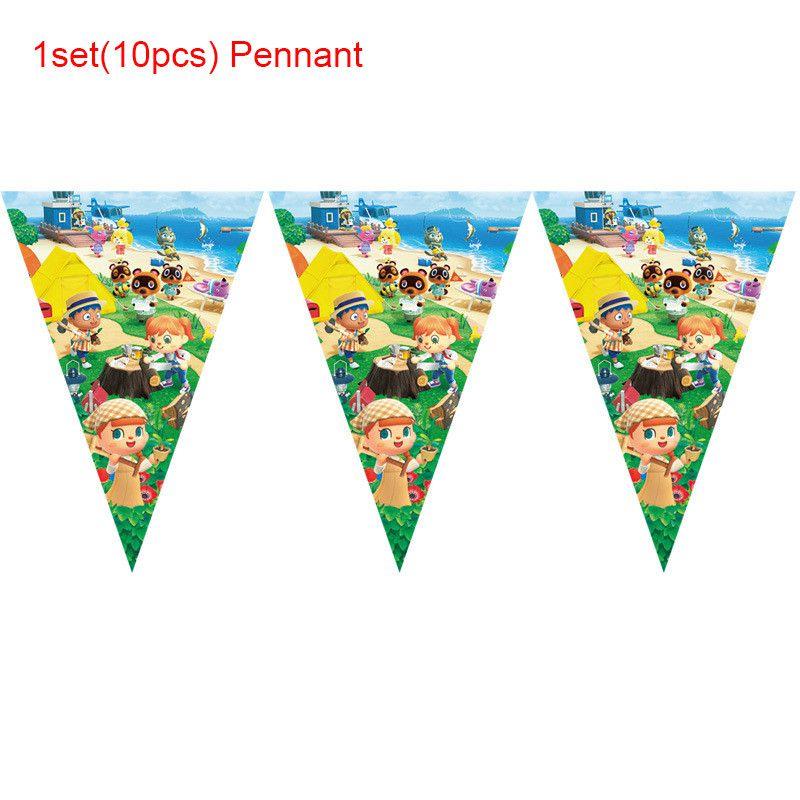 Очаровательные товары для вечеринки Animal Crossing для детей. Улучшите атмосферу дня рождения тарелками и скатертью.