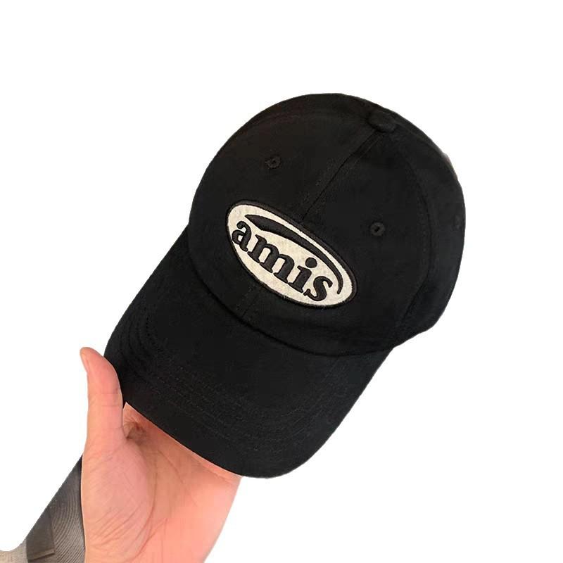 High-quality celebrity-inspired Korean style that makes the face look smaller amis Women's baseball cap for spring and autumn, large head
