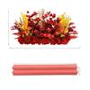 Wedding Aisle Floral Arrangement: Artificial Flower Basket & Row Decoration