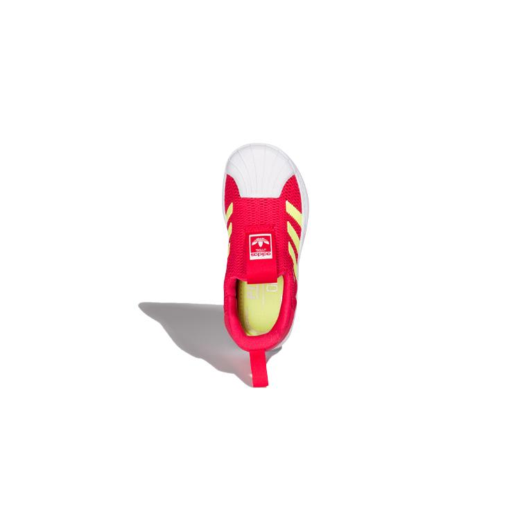 adidas Детские кроссовки Originals Superstar 360 I Низкие Красные Желтые Белые для Малышей и Детей Младшего Возраста CG6582