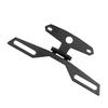 Motorcycle License Plate Bracket Taillight Fixed Folding Number Plate Frame Holder Light Mount Universal Motorbike Parts ATV