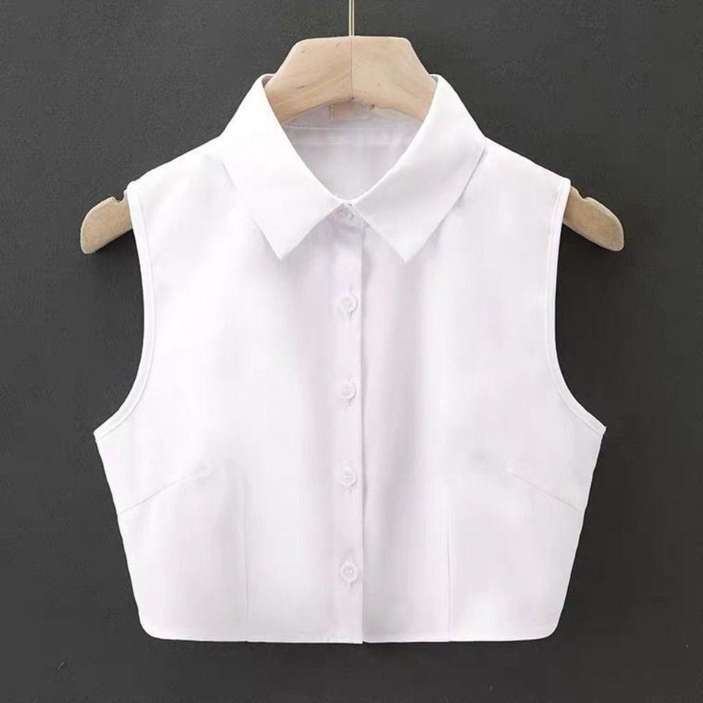 Detachable False Collar Blended Lapel Collar New Fashion Half Shirt