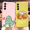 Чехол для Samsung Galaxy S22 Plus 5G Милые Астронавты Мультяшная Обложка Мягкий ТПУ Чехол для Телефона Для Samsung S22 Ultra S 22 S22+ Задняя Крышка