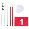 Golfs Hole Cup Nylon Golfs Flags Set Portable Golfs Flagstick Golfs Putting Green Flags and Hole Cup Easy To Install