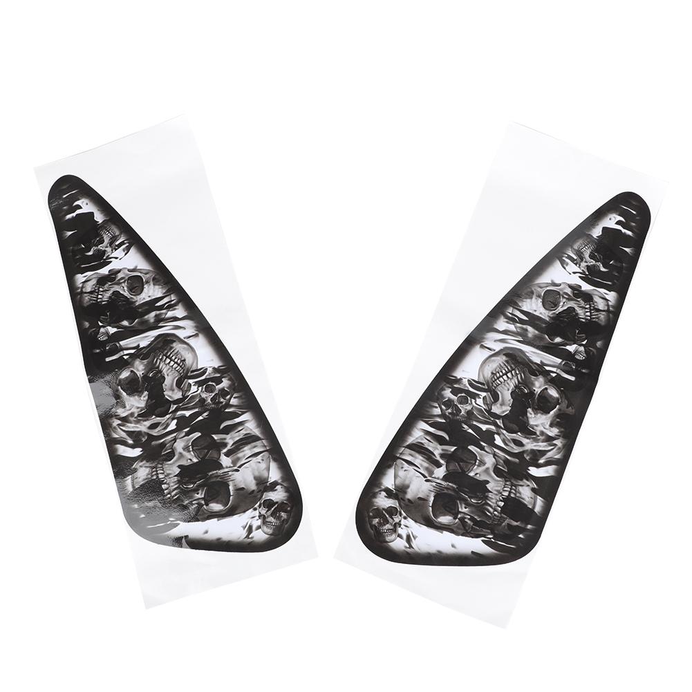 2 шт. Наклейки для мотоциклов 3D красочные струйные декоративные наклейки водонепроницаемые без пыли