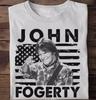 Новая хлопковая футболка John Fogerty в подарок фанатам, размеры от S до 3XL, унисекс
