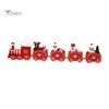 Puntos Christmas Smowman Bear Train Model Desktop Decoration Детская игрушка Рождественский праздничный подарок