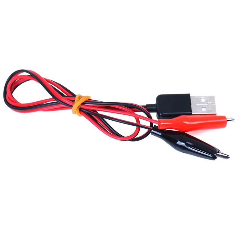 1 шт. тестовые зажимы типа «крокодил» для USB-разъема адаптера питания