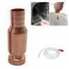 Red Copper Siphon Filler Pipe Manual Pumping Oil Pipe Fittings Siphon Connector Gasoline Fuel Water Shaker Siphon