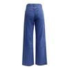 Women's High Waist Washed Women's Jeans Fashionable Versatile Straight Leg Pants