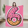 Funny Six Seven 6 7 Meme Gen Alpha Slang Blankets Office Flannel Throw Blanket For Bedroom Warm Soft Design Quality Bedspread