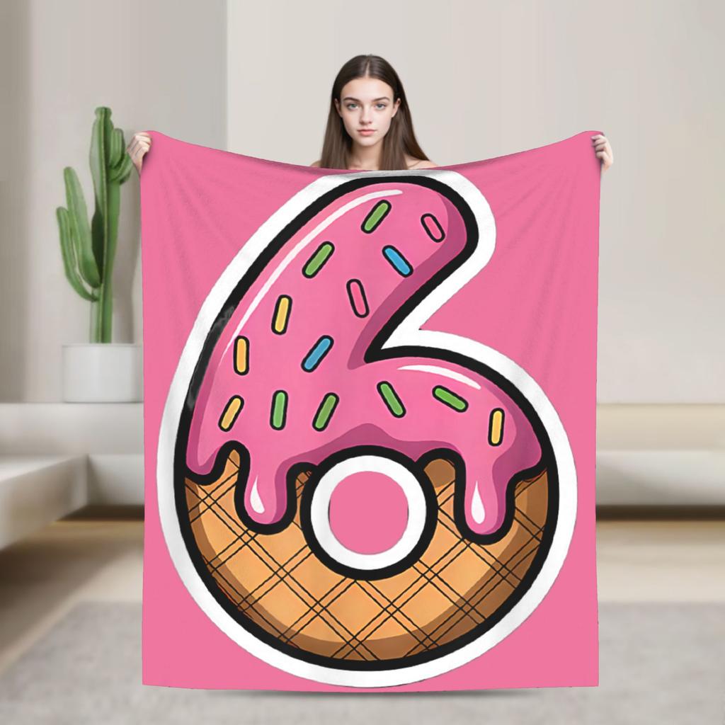 Funny Six Seven 6 7 Meme Gen Alpha Slang Blankets Office Flannel Throw Blanket For Bedroom Warm Soft Design Quality Bedspread