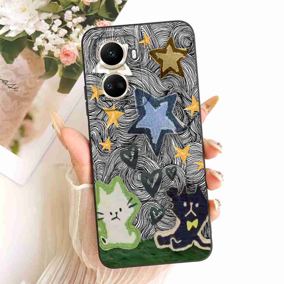 For Huawei nova 10 SE Case BNE-LX1 BNE-LX3 Cute Cartoon Print Back Cover For Huawei nova 10 SE nova10SE 10SE Phone Cases