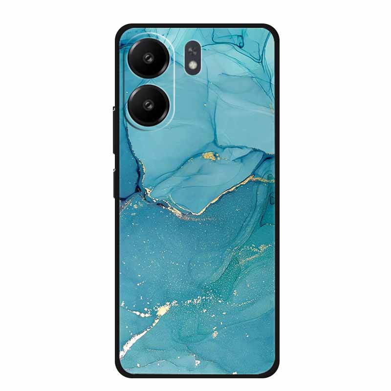 Чехол для Vivo iQOO Neo9 Pro Мраморный Мягкий Силикон ТПУ Чехол для Телефона Для Vivo iQOO Neo 9 Pro 5G Ударопрочный Цветной Расписной Новый Para