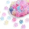 20/30pcs Plastic Acrylic Flower Beads Charm For Necklace Bracelet DIY Jewerly Craft Making