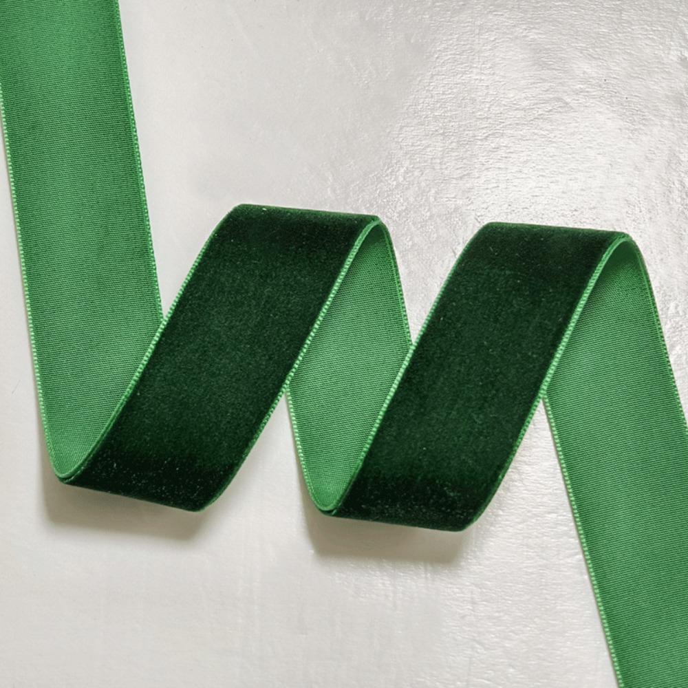 Новая 5-ярдовая бархатная лента 6/10/15/20/25/40 мм Лента для упаковки подарков своими руками Односторонняя Велюровая лента Цветок-бант Букет