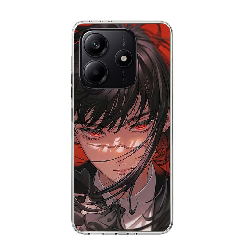 Чехол для телефона Chainsaw Man Yoru War Devil для Xiaomi Redmi Note 15 14 13 12S 12 Pro Plus 11S 11E 11 11T 10S 10 Арт Мягкий Рисунок