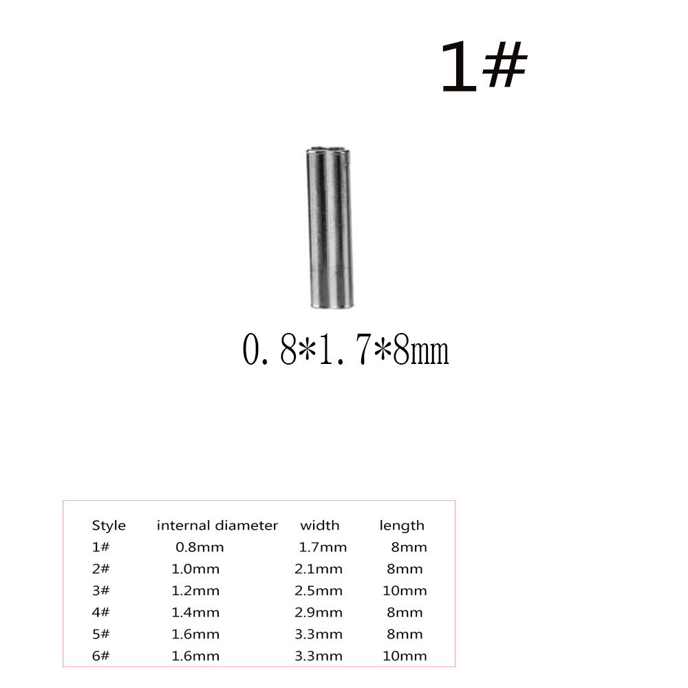 High Quality Connector Line Crimping Sleeves Fishing Wire Tube Double Copper Tube Stainless Steel