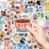 100 маленьких наклеек с различными милыми животными, смешанными и сочетающимися, мультяшные наклейки для ручного учета, для украшения компьютера
