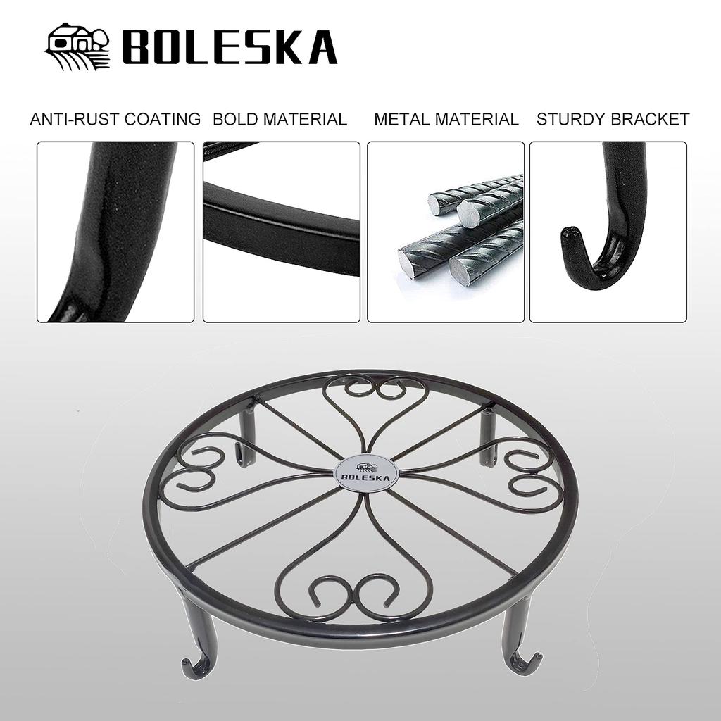 BOLESKA подставка для цветов Железная подставка для цветов Подставка для цветочных горшков Подставка для горшков с кошачьими лапками Тарелка Декоративная подставка Садоводство Антиквариат Для дома Улицы Стильные предметы