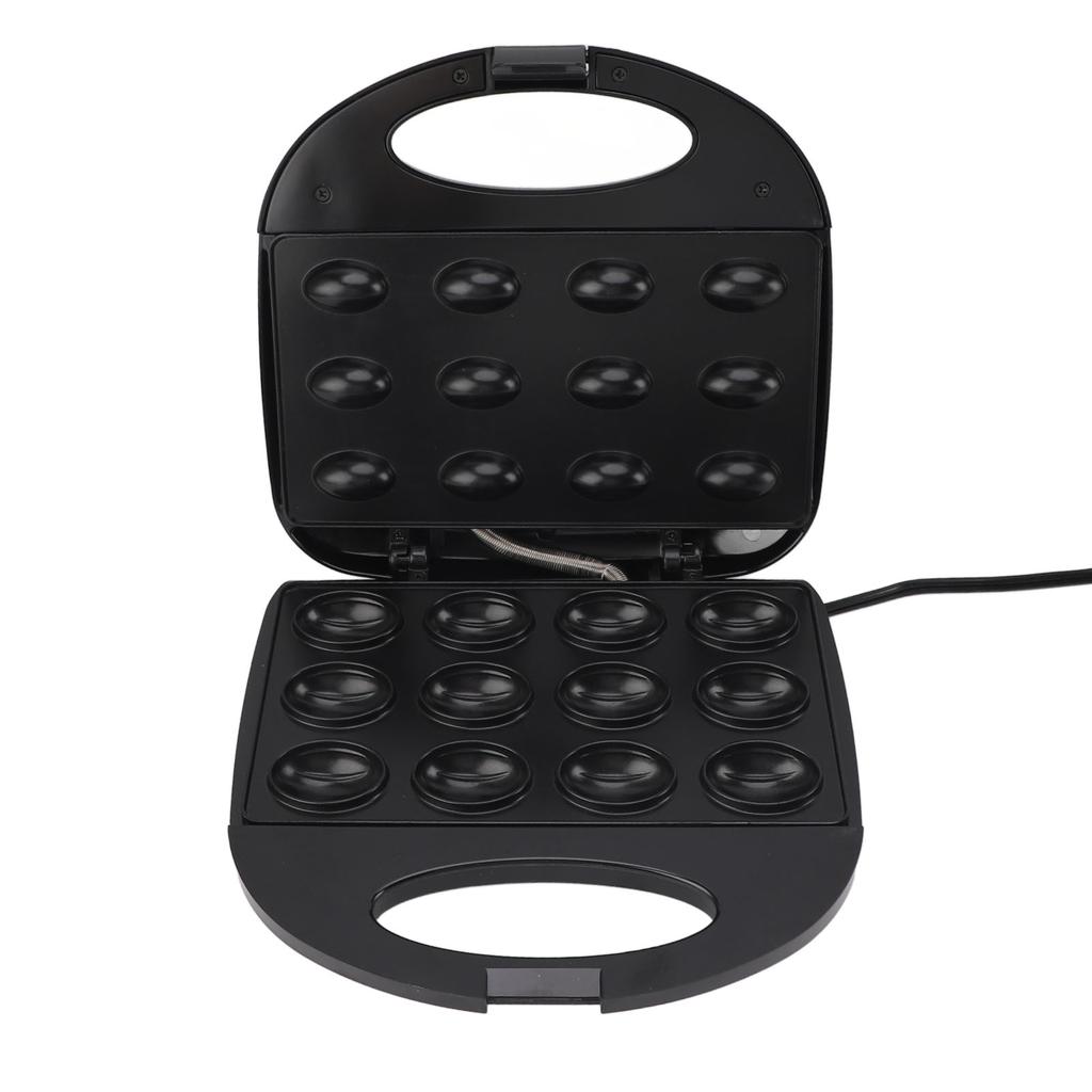 Электрическая вафельница для орехового печенья с двумя нагревательными элементами и антипригарным покрытием