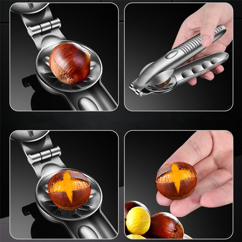 Многофункциональная машина для каштанов, ножны для каштана, портативный резак для каштанов, домашний зажим для каштанов, открывалка для каштанов, кухонные аксессуары, инструменты