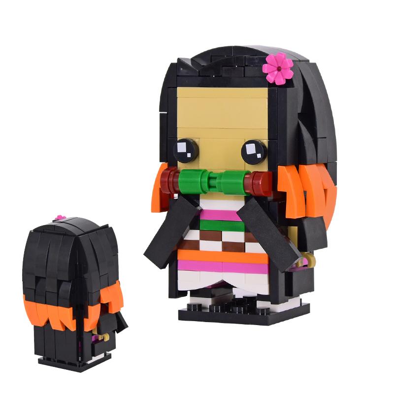 Набор MOC Кирпичи Мультфильм Фильм BrickHeadsed Модель DIY Фигурки Действия Сцена Строительные Блоки Игрушки Для Детей Подарок