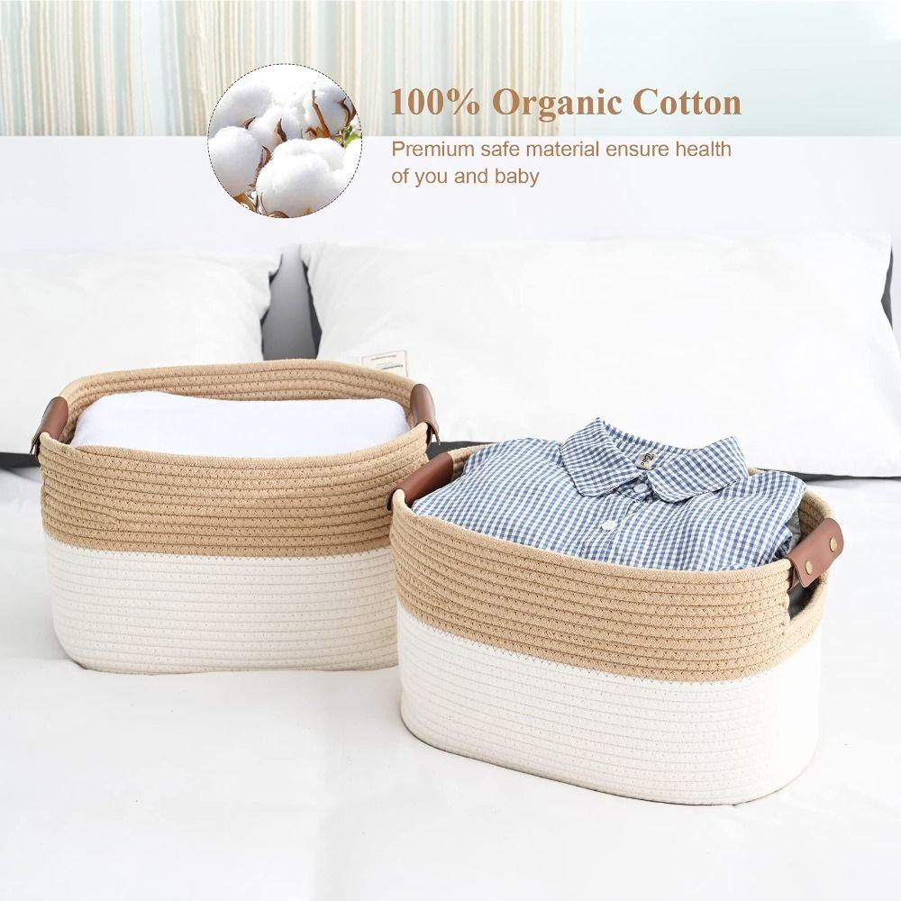 Large Capacity Laundry Basket 15x10x9 Inch Storage Basket NEW Storage Bin  for Shelves Laundry