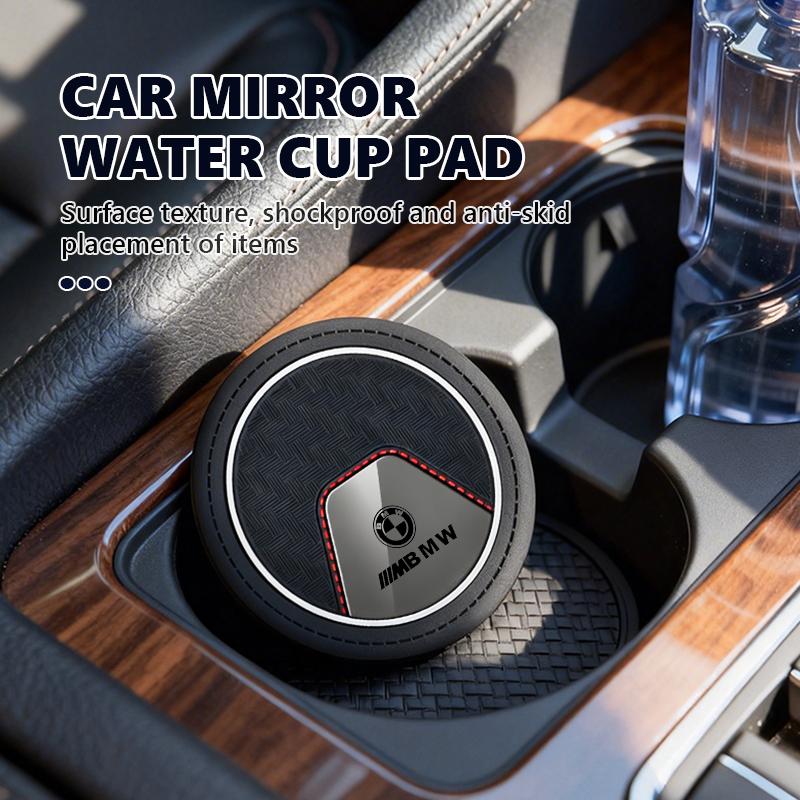 Car Cup Holder Coaster Non-Slip Pad Auto Interior Decor Accessories For BMW E36 E39 E87 E60 E46 E53 E90 F10 F20 F25 F30 X3 X5