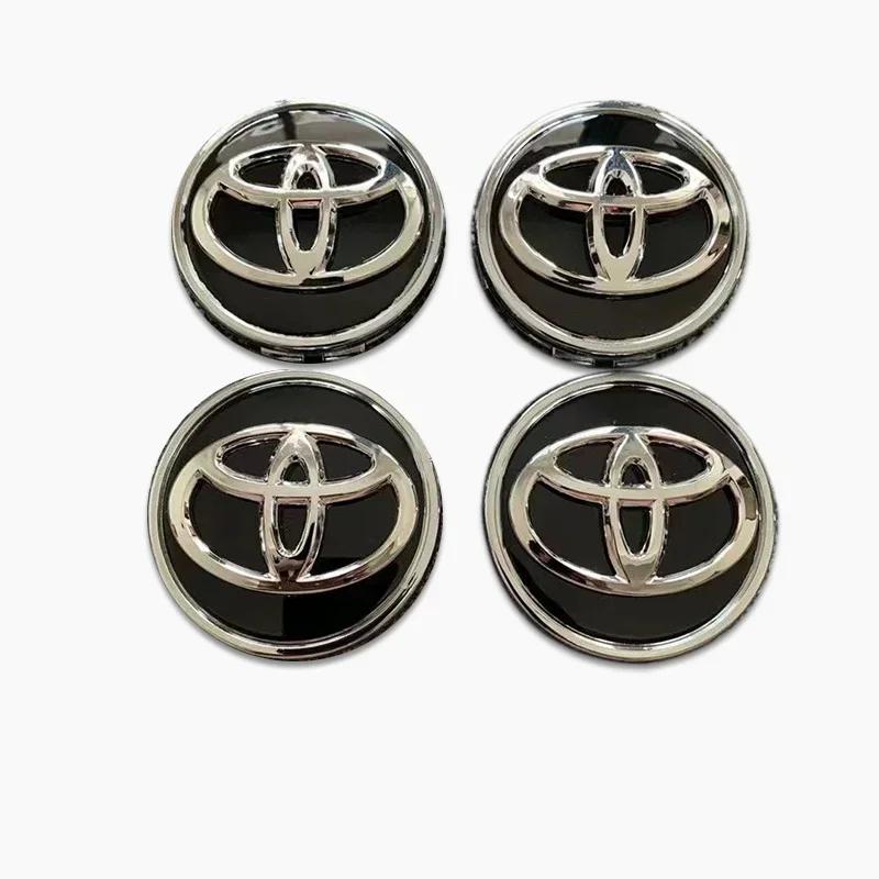 4pcs 62mm Car Wheel Center Hub Center Cap Rim Hub Dustproof Cover Emblemem For Toyota coroll acamry rav4 prius yaris Accessories