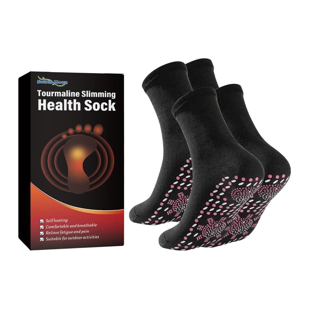 South Moon Self-Heating Massage Socks (1Pairs) Outdoor Skiing Self-Heating Massage Socks Skin-friendly, Breathable Foot Warmer & Cold Socks