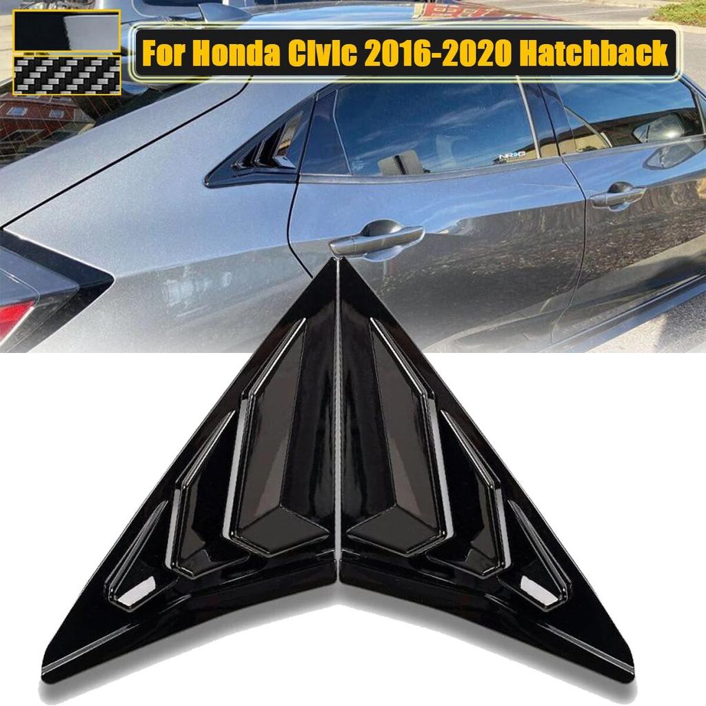 Для Honda Civic 10-го поколения 2016-хэтчбек, жалюзи на заднее окно, боковое вентиляционное отверстие, совок, солнцезащитные козырьки, накладка, автомобильные аксессуары