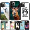 Счастливая лама путешествие без проблем лама Чехол для телефона Cover Для iPhone 17 Air 15 16 14 13 12 Pro Max 11 Pro Max Plus Coque