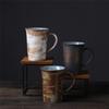 Retro Mug Ceramic Cup Japanese Creative Coffee Cup Niche High-Value Water Cup Stoneware Water Cup
