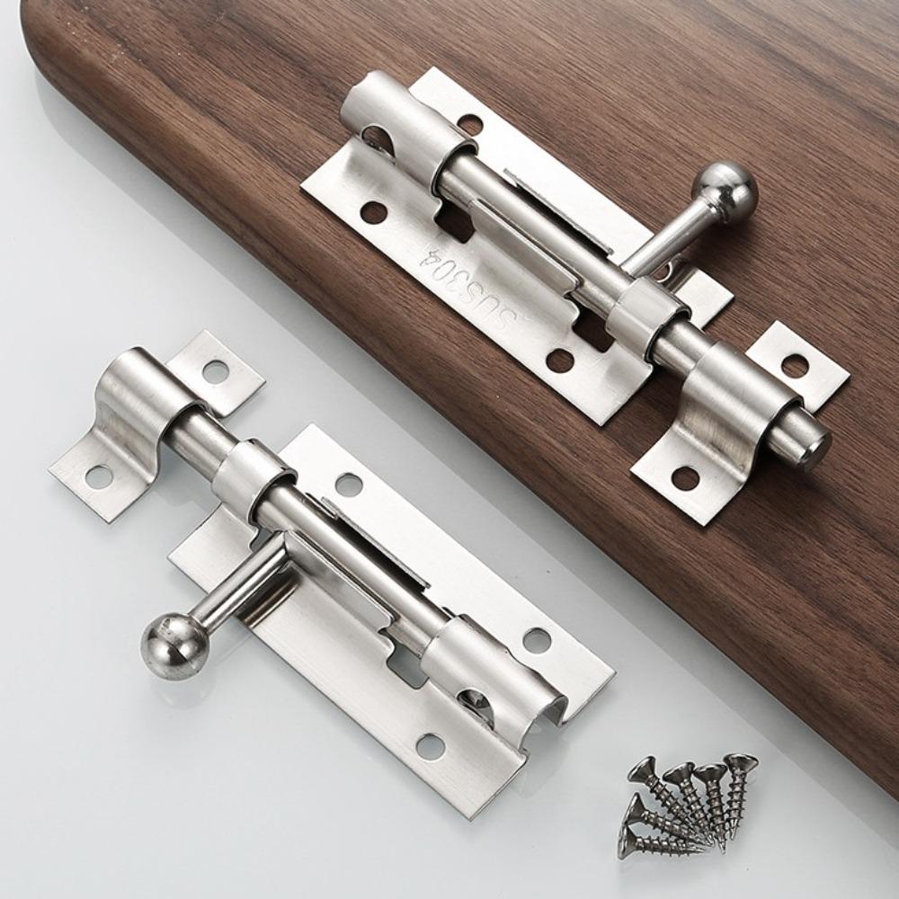 Дверной замок F-типа из нержавеющей стали с винтами Дверной замок Современный дверной засов Шкаф