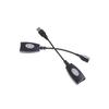 Удлинитель USB-адаптера Ethernet Rj45 Cat5E/6 для кабельной локальной сети с набором повторителей