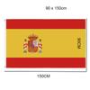 Spain National Flag Spanish Flag Polyester Fiber 150X60CM Print Flag Bright Colors And Anti-ultraviolet Fade Flag Indoor Outdoor