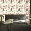 Happy Forest Animals Wallpaper for Living Room and Bedroom 50x1000