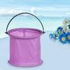 Mini Beach Bucket Folding Broken-proof Happy Summer Sand Bucket Kids Toy