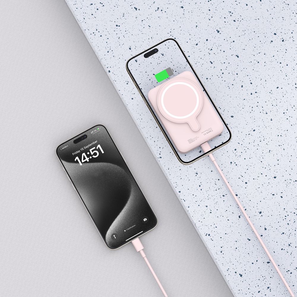 Tech-Protect Pb11 Lifemag Magsafe Power Bank 10000 мАч Розовый