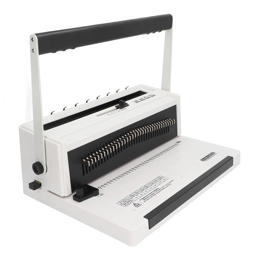 Машина для переплета проволоки с круглым отверстием, двойная проволока, гуманизированная ручка 3:1 машина для переплета с гребенчатым шагом