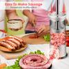1PC Sausage Stuffer Household Stainless Steel Sausage Dispenser, Manual Casing Sausage Dispenser Machine