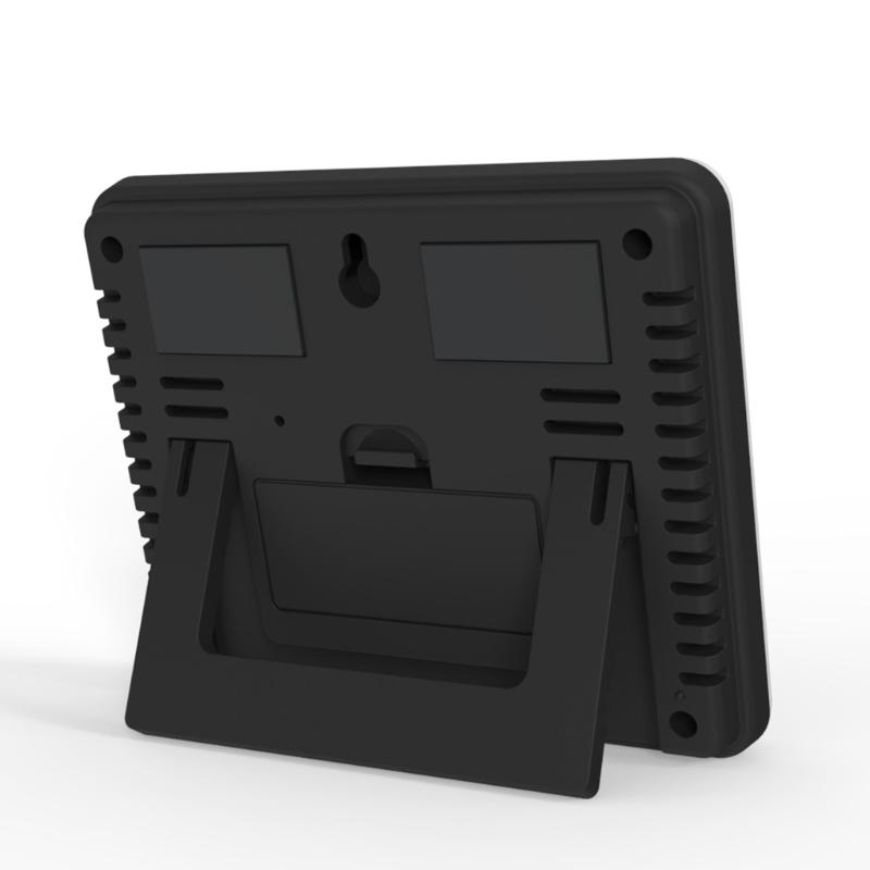 Портативный беспроводной для сенсорного экрана метеостанция Макс Мин записи ℃ ℉ Измеритель температуры Монитор влажности для помещения улицы