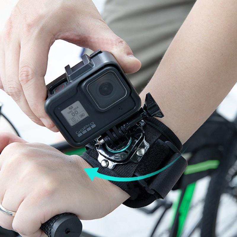 Ремешок на запястье, крепление на лодыжку, держатель для велосипедного крепления для GoPro 13 12 11 10 9 Insta360 X3 X4 DJI Action 5 Pro 4 Аксессуары