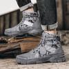 Boots for Men High Top Camouflage Desert Casual Flats Mens Boot Breathable Non Slip Work Shoes Motocross Boots Botas Motocross