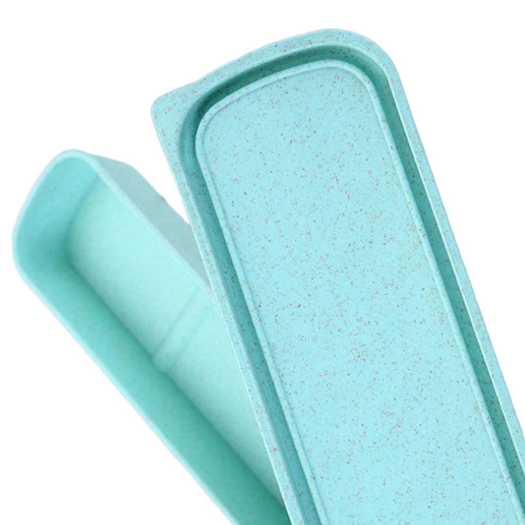 Пищевой пластик Хранение столовой посуды Стильный дизайн Чехол Портативный дорожный контейнер для хранения столовых приборов для палочек для еды, ложки, вилки