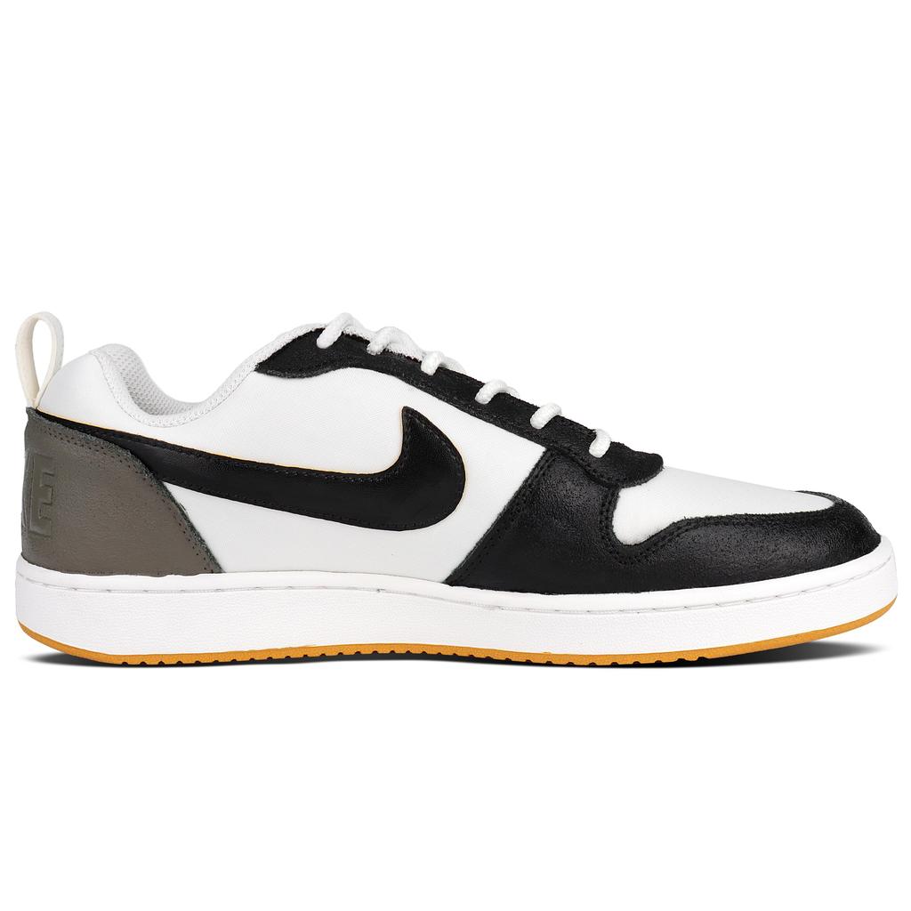 Nike Court Borough Abrasion Resistant Low top Skateboard Shoes Men's Black White Brown 844881-100(Team1453-)