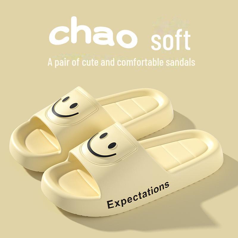 Женские летние тапочки-дезодоранты с нескользящей подошвой - Мягкие домашние сандалии для пар