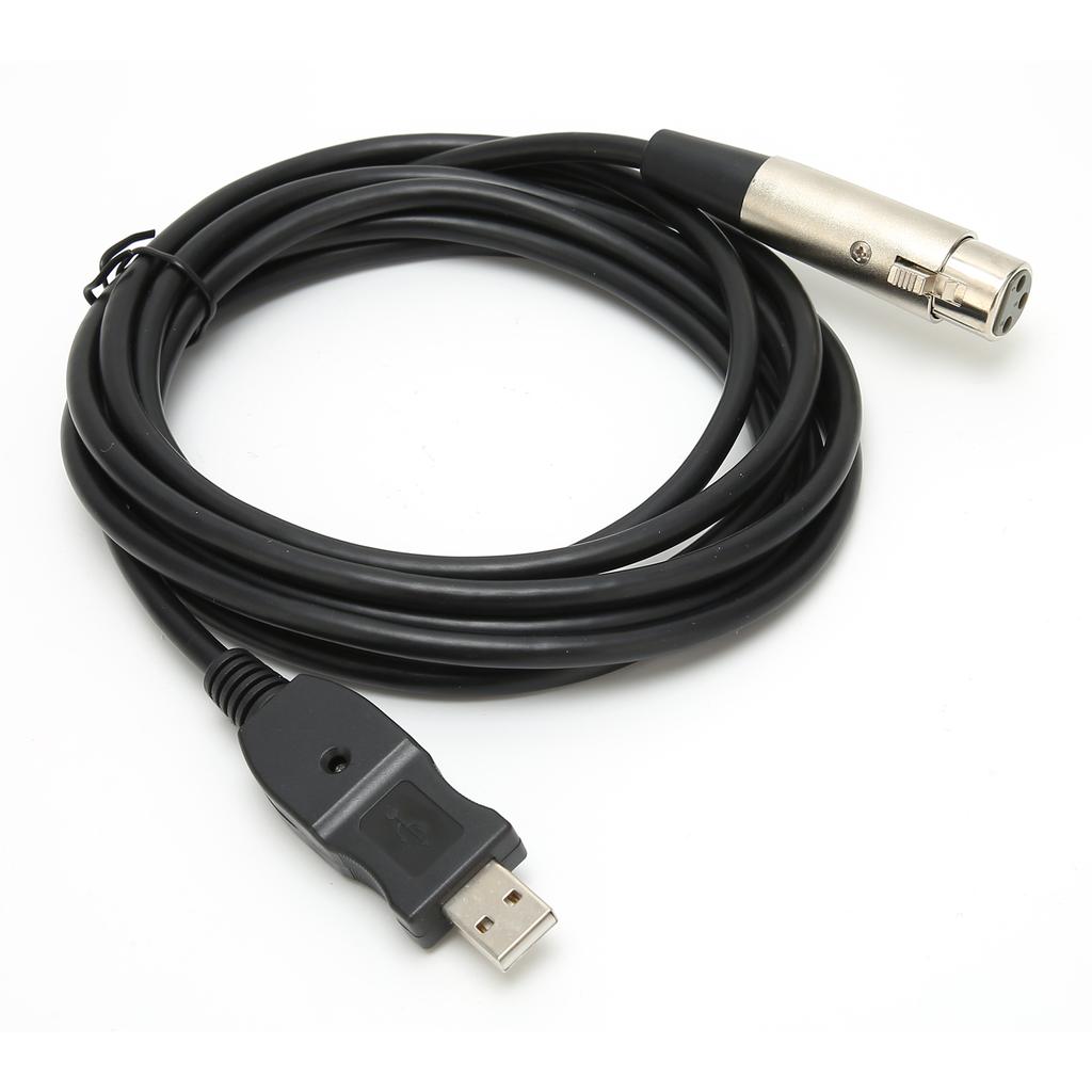 Адаптерный кабель USB (папа) - XLR (мама) 3 метра Студийный o Кабель Разъемы Кабели Адаптер для